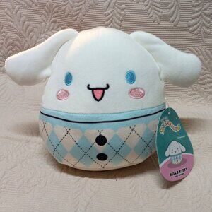 Sanrio x Squishmallows Hello Kitty & Friends Cinnamonroll Argyle Plush 6…